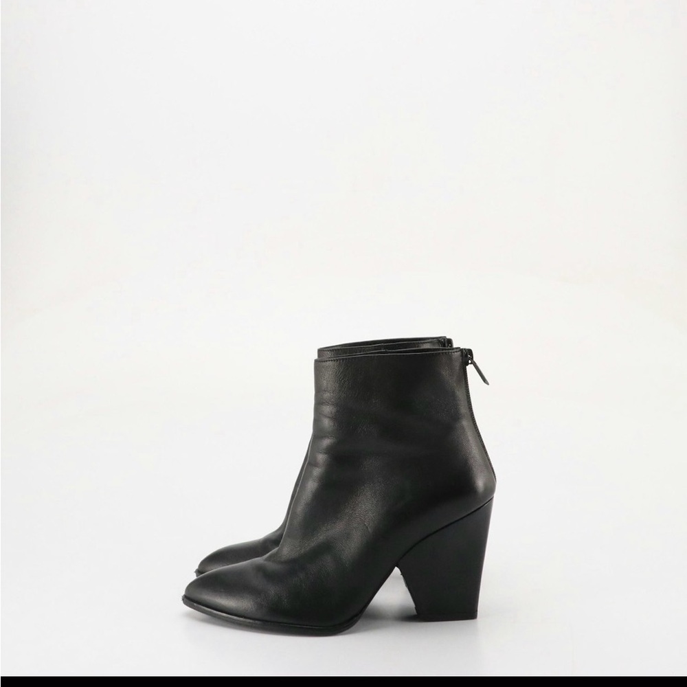 Stuart Weitzman Black Ankle Booties